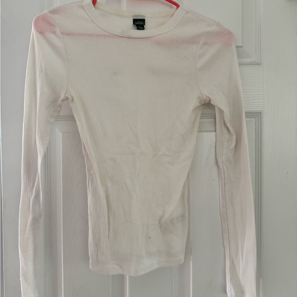 Wild Fable White Long Sleeve Tee